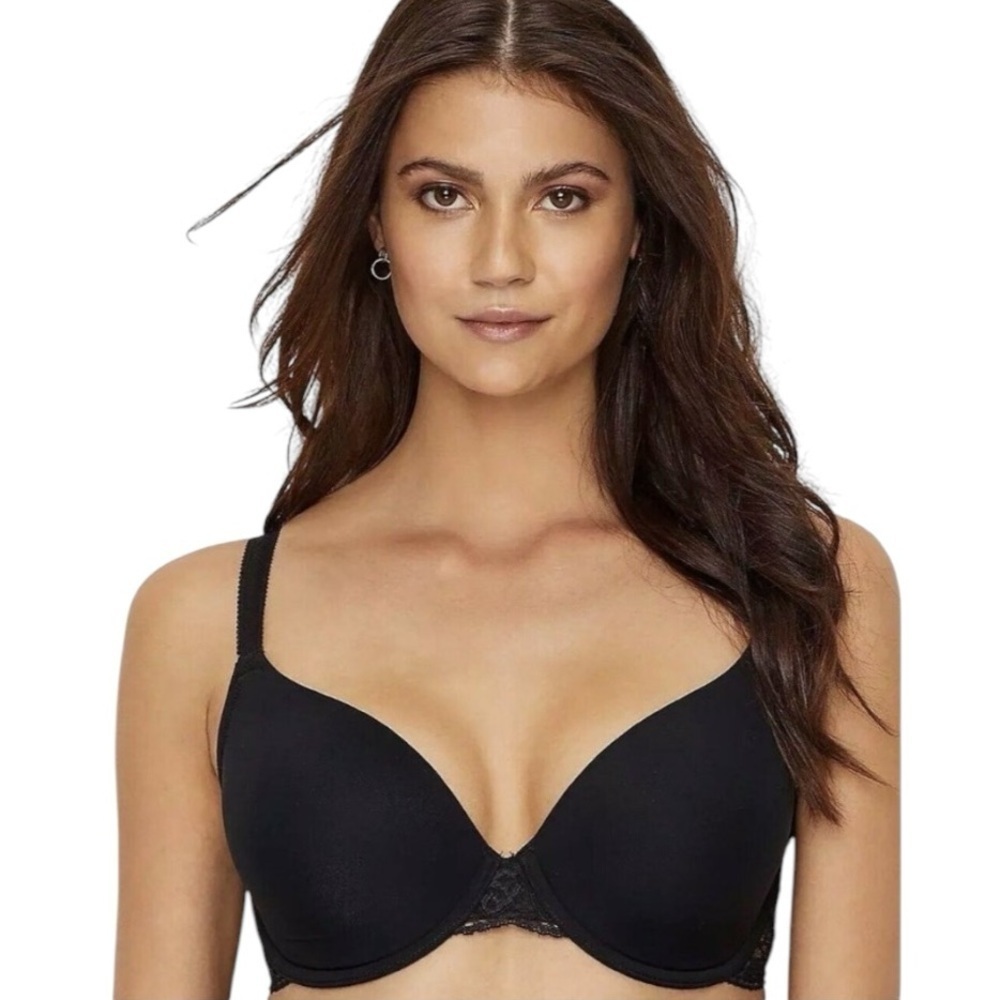 Wacoal 85340 Black French Garden Contour Underwire Bra - Picture 4 of 7
